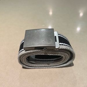 Fred Perry Nylon Belt in Black